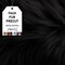 FabricLA | Faux Fur Fabric | 30" X 36" Inch Wide Pre-Cut Shaggy | Fake Fur Fabric | DIY, Craft Fur Decoration, Fashion Accessory, Hobby | Black